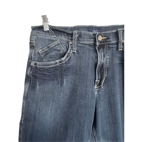 Rock & Republic Mens Dark-Wash Mid-Rise Relaxed Straight-Leg Jeans Size 34x34 - Picture 2 of 11